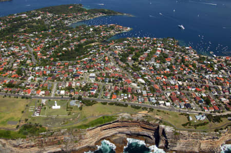 Aerial Image of MACQUARIE LIGHTHOUSE TO STEEL POINT