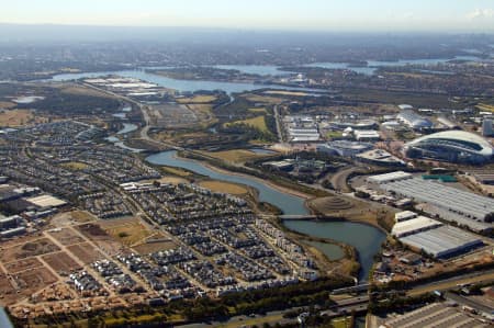 Aerial Image of NEWINGTON AND SYDNEY OLYMPIC PARK