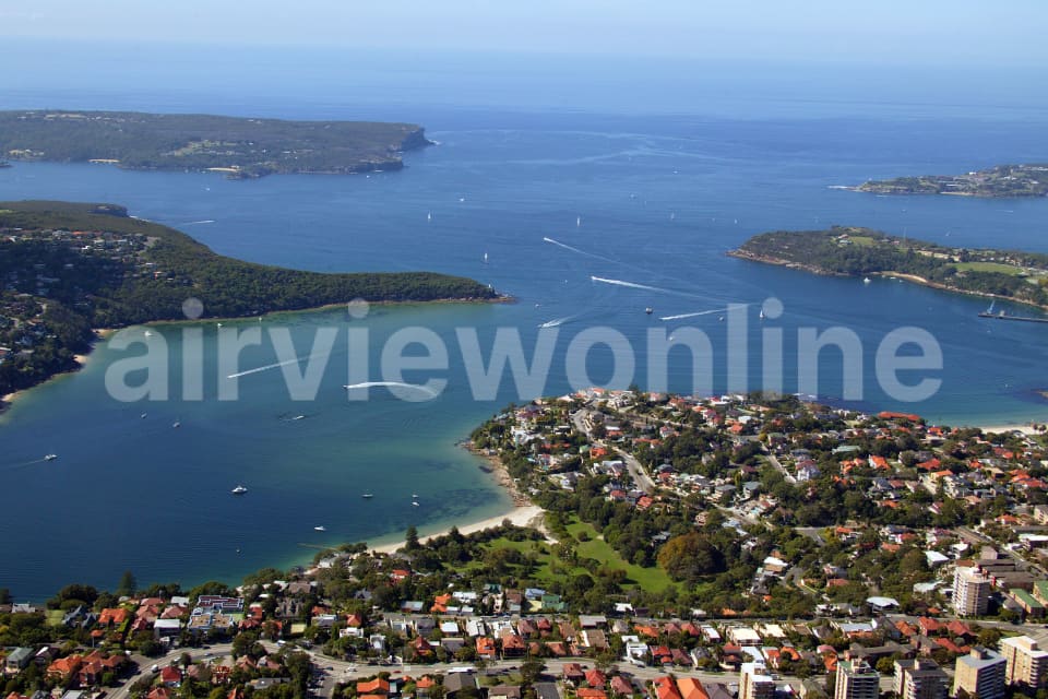 Aerial Image of Chinamans Beach to North Head