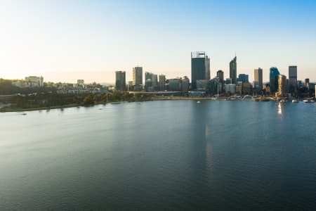 Aerial Image of SUNSET PERTH CBD