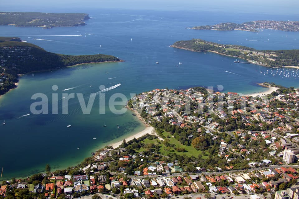 Aerial Image of Chinamans Beach to Sydney Heads