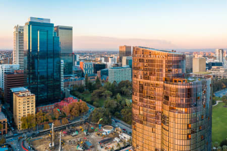 Aerial Image of SUNSET PERTH CBD