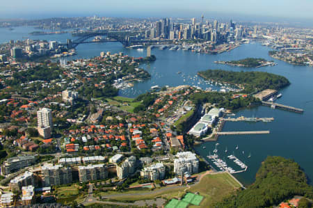 Aerial Image of WAVERTON TO SYDNEY CBD