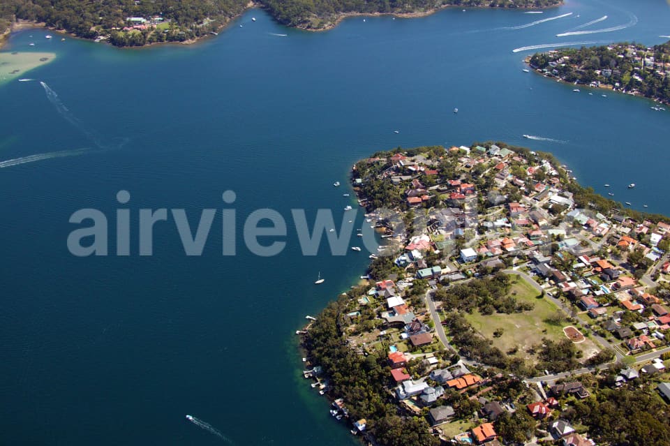 Aerial Image of Willarong Point and Port Hacking