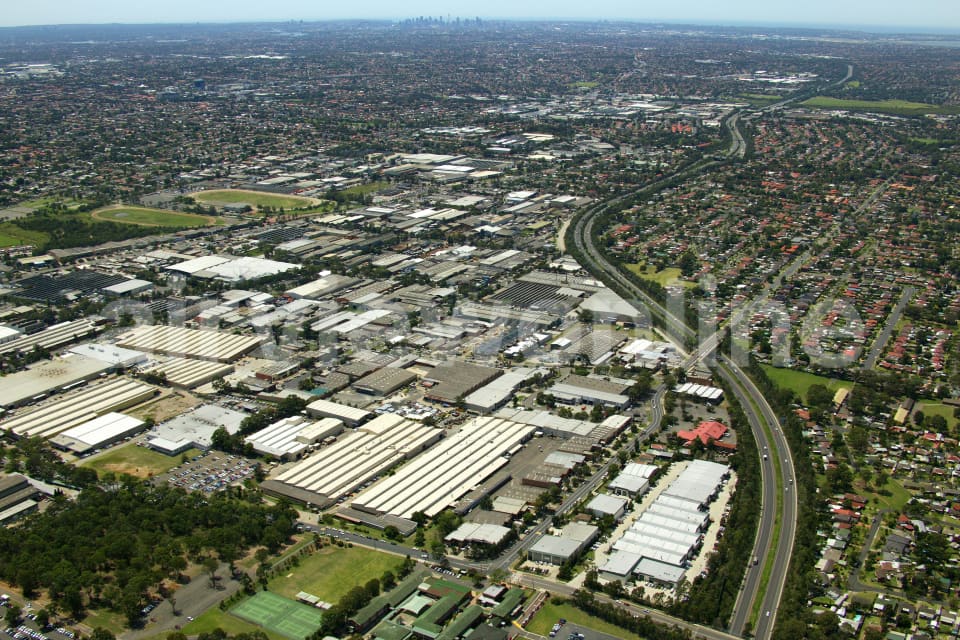 Aerial Image of Milperra to Sydney