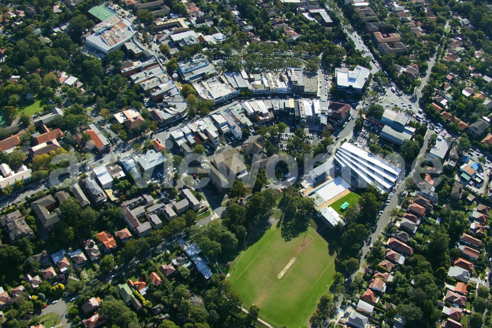 Aerial Image of Lane Cove and Pottery Green