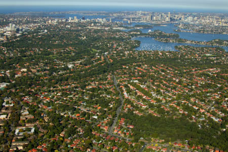 Aerial Image of LANE COVE TO SYDNEY HARBOUR