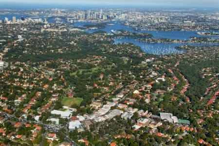 Aerial Image of LANE COVE TO SYDNEY CBD