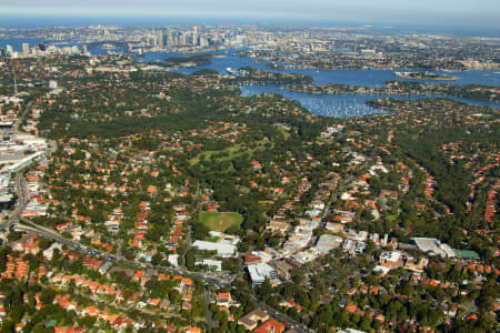 Aerial Image of LANE COVE TO SYDNEY HARBOUR