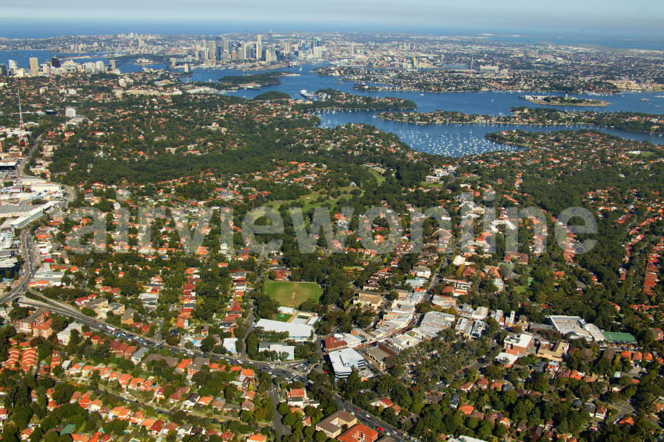 Aerial Image of Lane Cove to Sydney Harbour