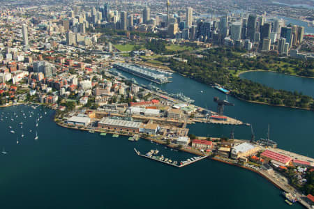 Aerial Image of GARDEN ISLAND TO SYDNEY CBD
