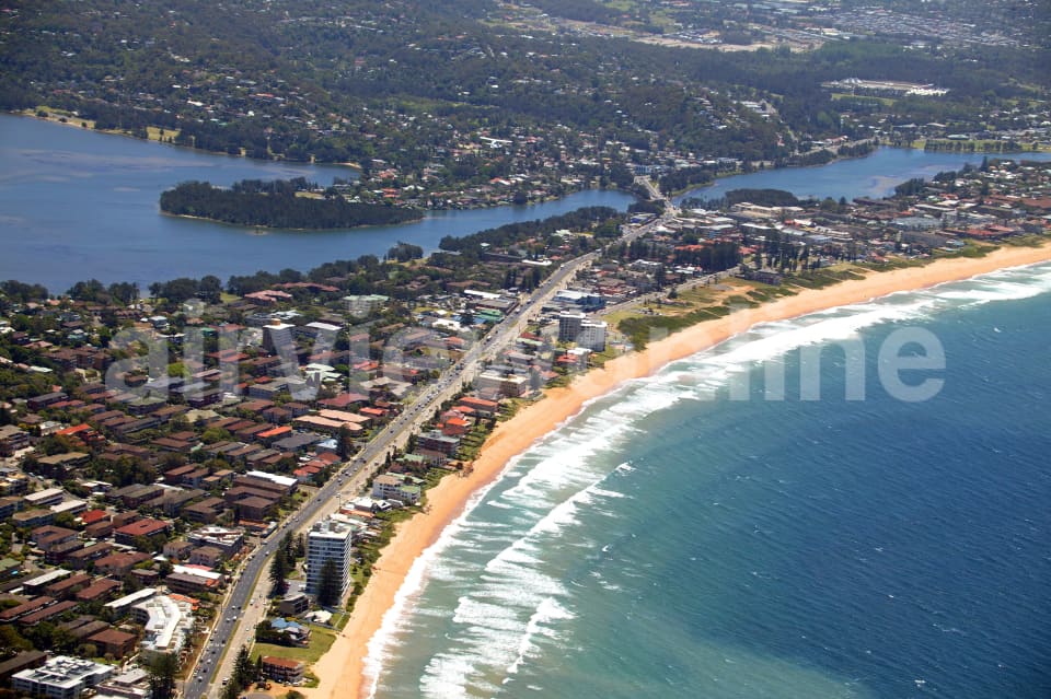 Aerial Image of Collaroy Beach to Narrabeen Lakes