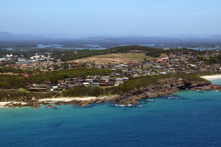 Aerial Image of BURGESS BEACH TO WALLIS LAKE