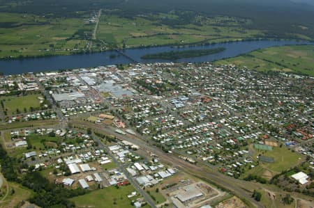 Aerial Image of TAREE AND THE MANNING RIVER