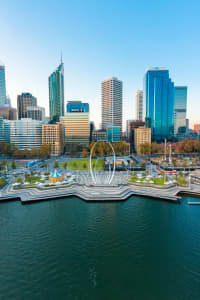 Aerial Image of SUNSET PERTH CBD