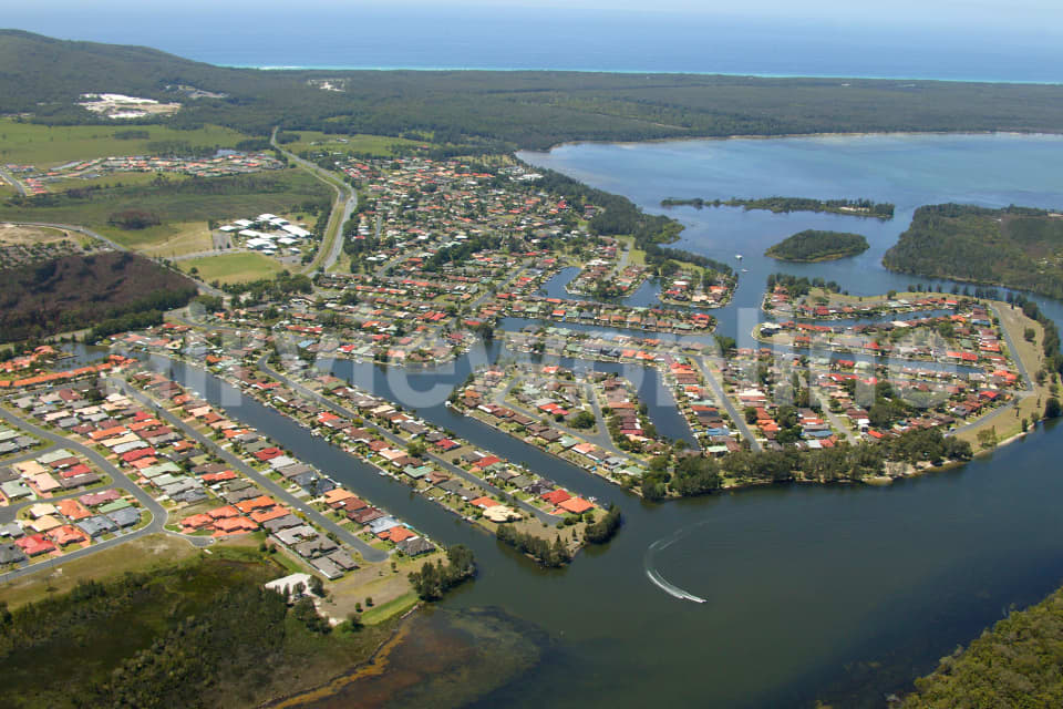 Aerial Image of Forster Keys to Cape Hawke
