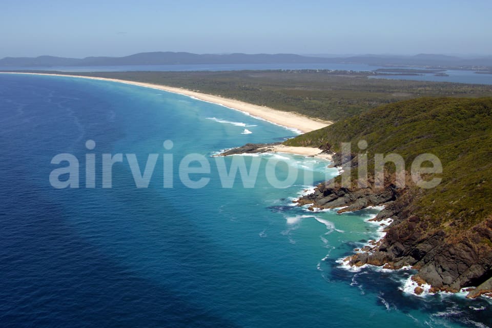 Aerial Image of Cape Hawke to Seven Mile Beach