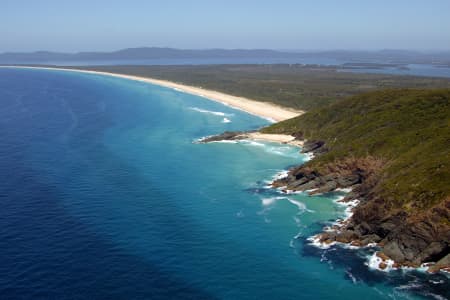 Aerial Image of CAPE HAWKE TO SEVEN MILE BEACH