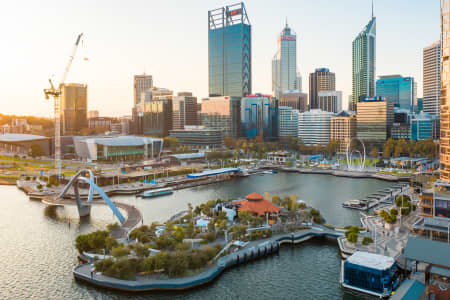 Aerial Image of SUNSET PERTH CBD