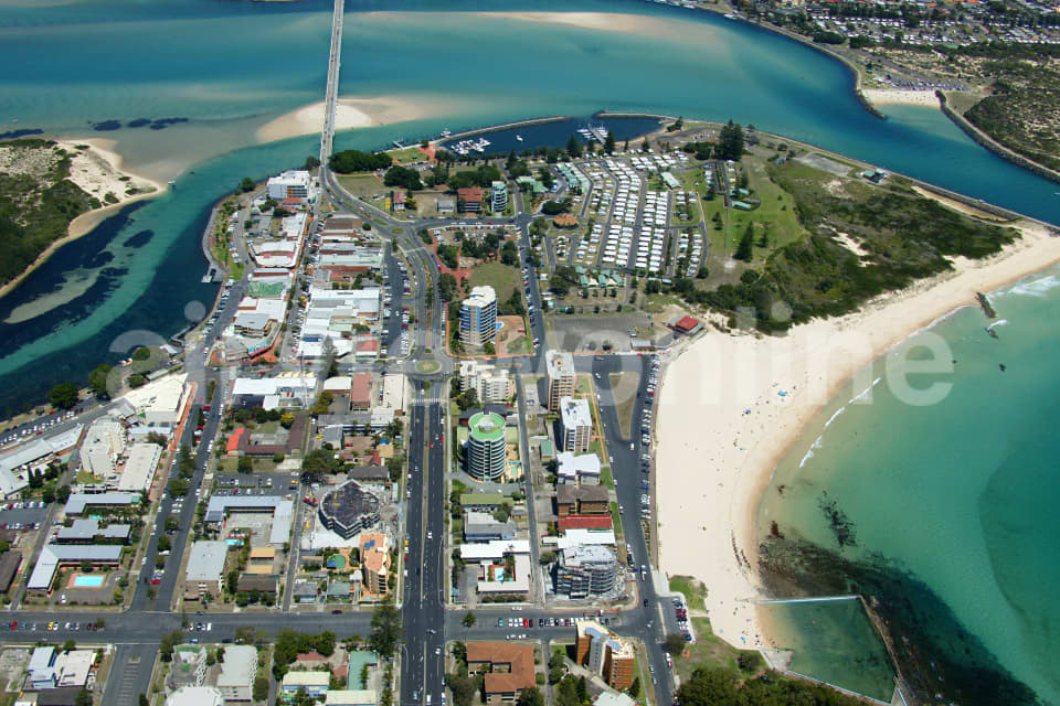 Aerial Image of Forster Beach and Cape Hawke Harbour