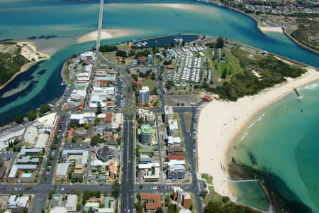 Aerial Image of FORSTER BEACH AND CAPE HAWKE HARBOUR
