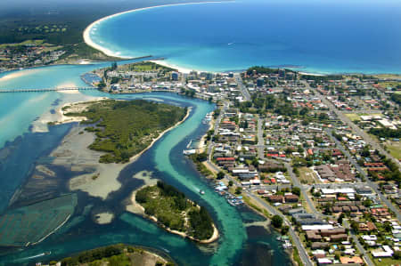 Aerial Image of FORSTER TO NINE MILE BEACH