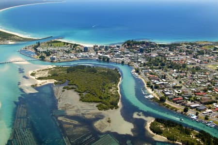 Aerial Image of FORSTER TO NINE MILE BEACH