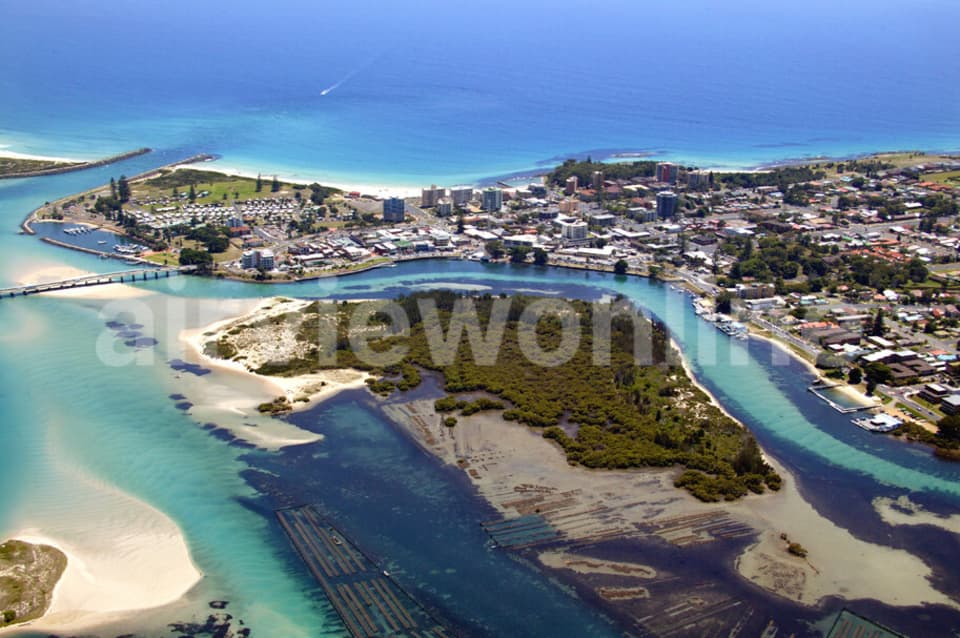 Aerial Image of Forster and Miles Island