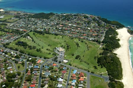 Aerial Image of FORSTER TUNCURRY GOLF COURSE AND ONE MILE BEACH