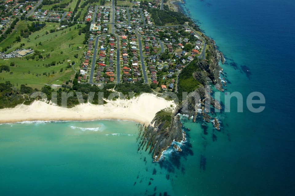 Aerial Image of Bennett Head and One Mile Beach