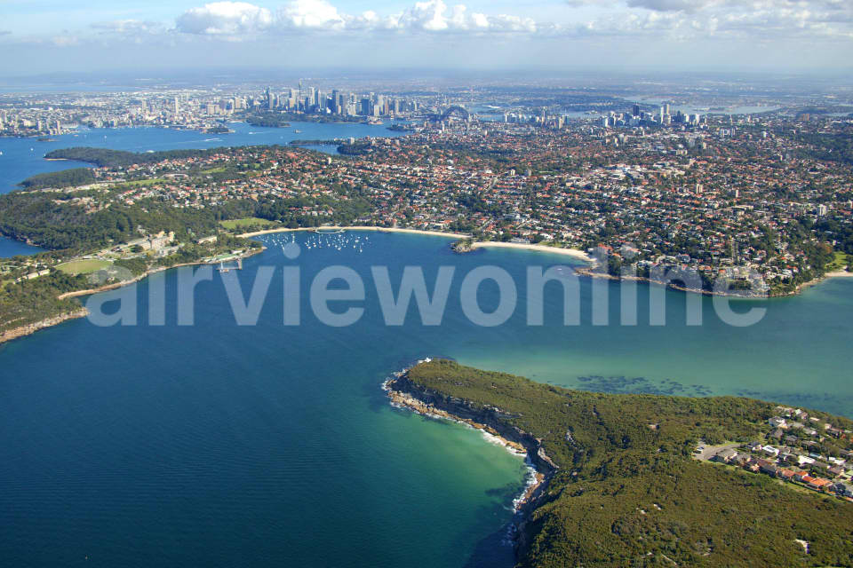 Aerial Image of Grotto Point to Sydney CBD