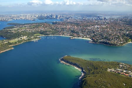 Aerial Image of GROTTO POINT TO SYDNEY CBD