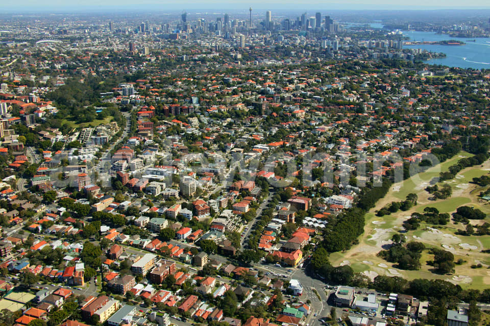 Aerial Image of Bondi to Sydney CBD