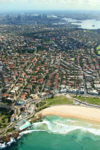 Aerial Image of BONDI BEACH TO SYDNEY HARBOUR