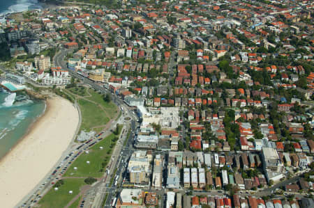 Aerial Image of BONDI BEACH AND ICEBERGS CLUB