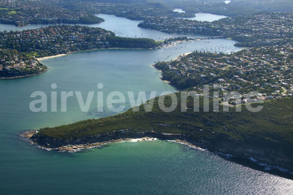 Aerial Image of Grotto Point to Middle Harbour