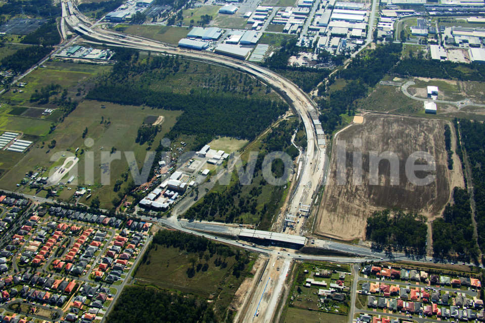 Aerial Image of Prestons overpass close up