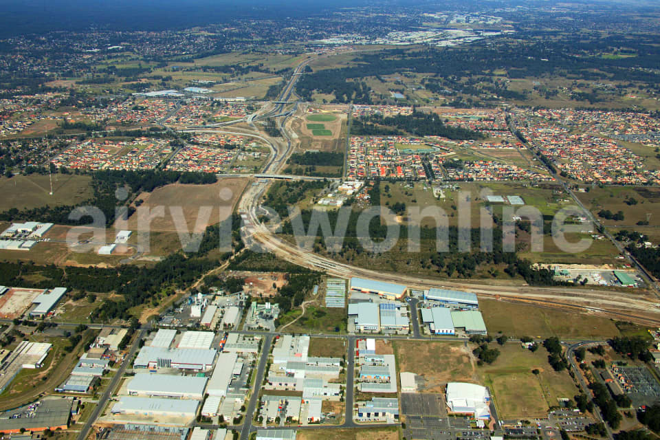Aerial Image of Prestons to Ingleburn