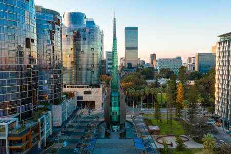 Aerial Image of SUNSET PERTH CBD