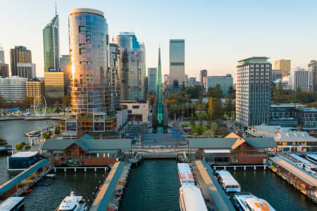 Aerial Image of SUNSET PERTH CBD