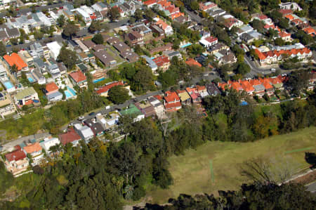 Aerial Image of WOOLLAHRA AND COOPER PARK