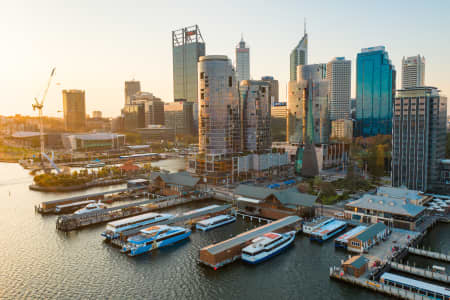 Aerial Image of SUNSET PERTH CBD