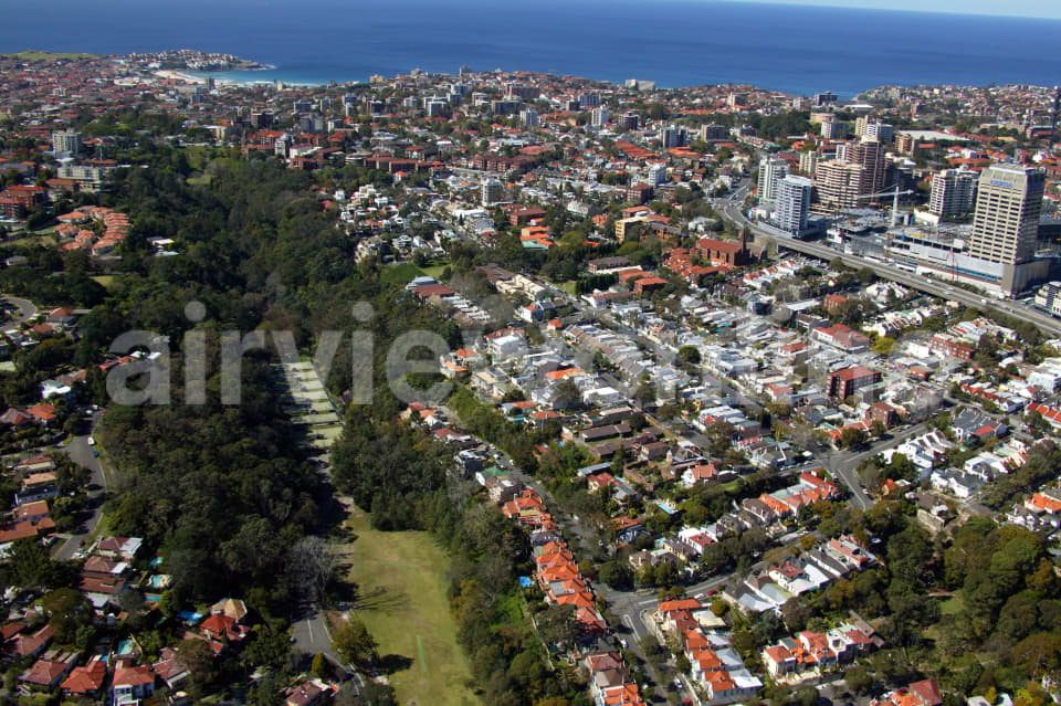 Aerial Image of Woollahra and Bondi