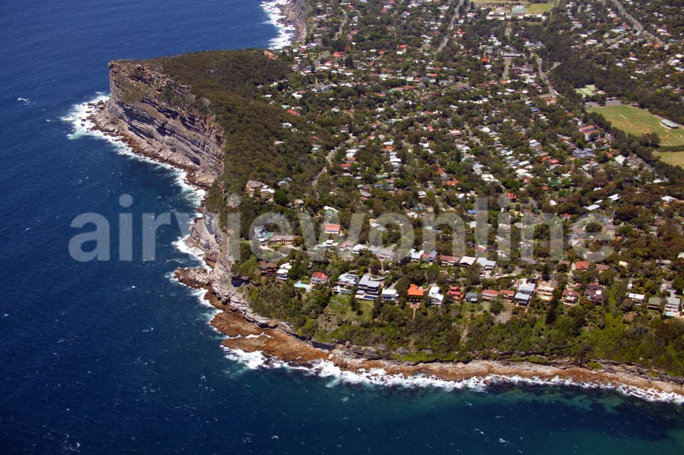 Aerial Image of Careel Head to Bangalley Head