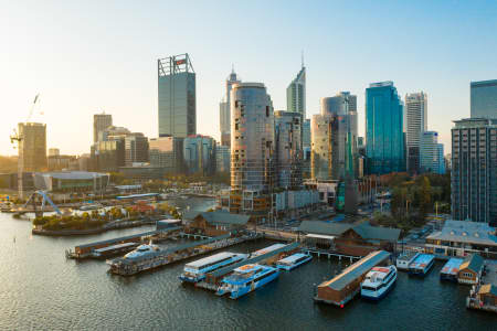 Aerial Image of SUNSET PERTH CBD
