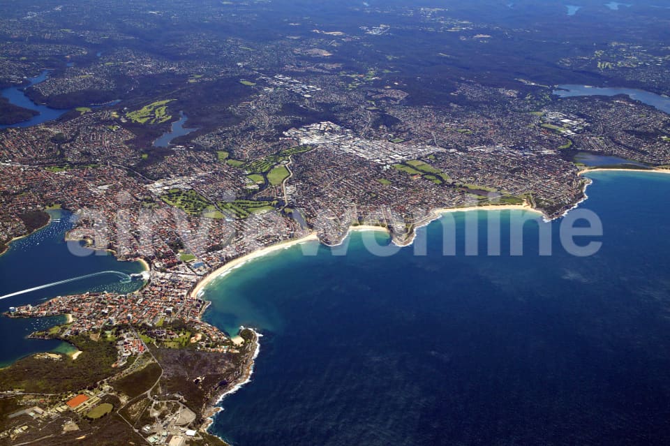 Aerial Image of Whale Beach to Pittwater