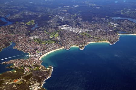 Aerial Image of WHALE BEACH TO PITTWATER