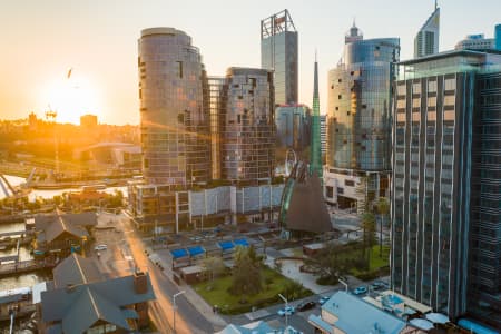 Aerial Image of SUNSET PERTH CBD