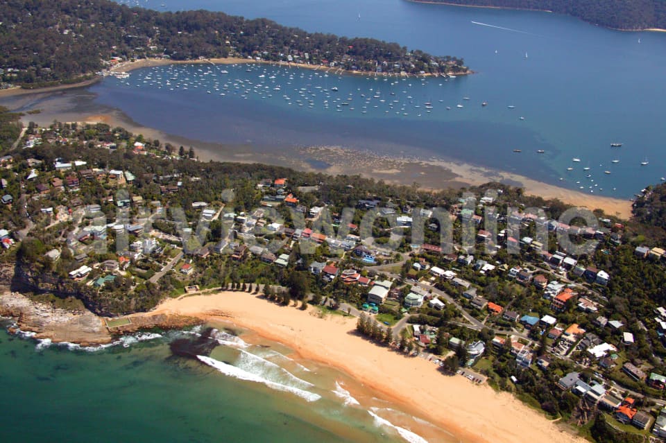 Aerial Image of Whale Beach and Careel Bay