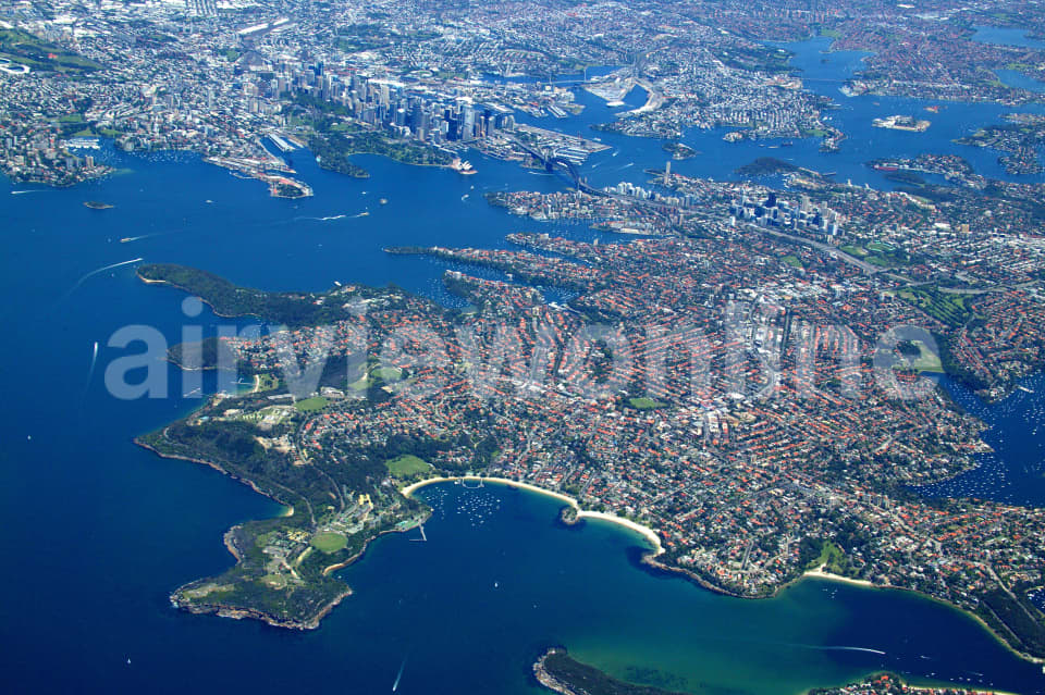 Aerial Image of Mosman and Sydney Harbour